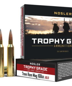 Nosler 7mm Remington Magnum Long Range AccuBond 168 grain Brass Cased 500 rounds