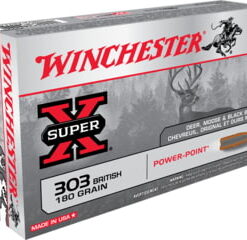 Winchester SUPER-X RIFLE .303 British 180 grain Power-Point Brass Cased 500 rounds