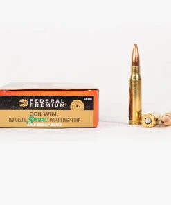 308 Win – 168 gr BTHP – Federal Gold Medal Sierra Match King (GM308M) – 200 Rounds