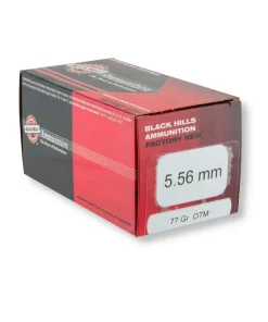 5.56x45mm – 77 gr OTM – Black Hills (D556N9) – 500 Rounds