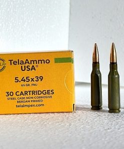 TELAAMMO USA 5.45×39MM AMMUNITION FULL METAL JACKET STEEL CASE NON-CORROSIVE